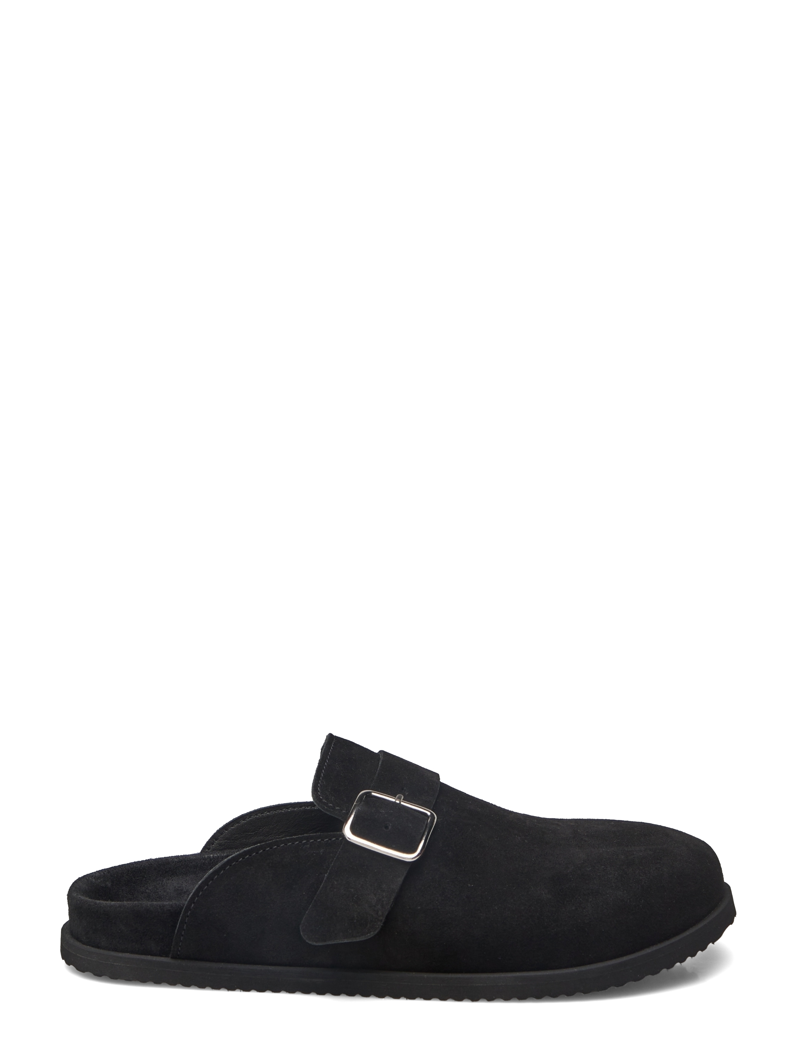 Garment Project - Blake Clog - Black Suede - 999 black - 1