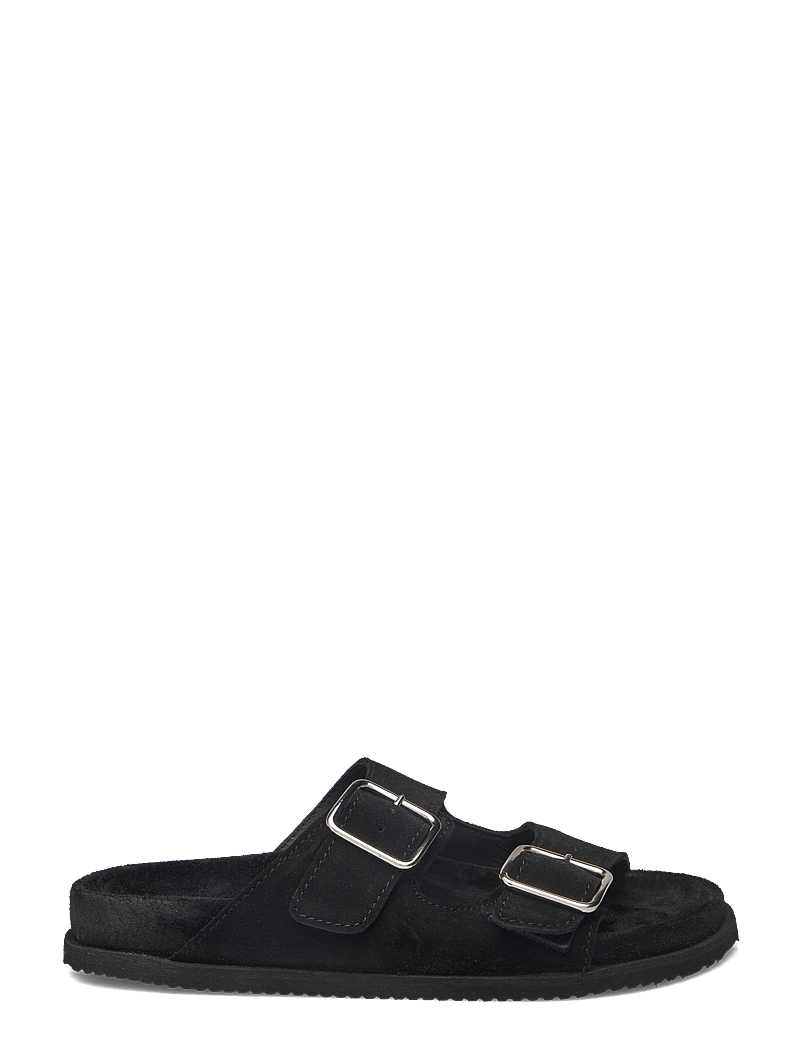 Garment Project - Blake Sandal - Black Suede - kontsata sandaalid - 999 black - 1