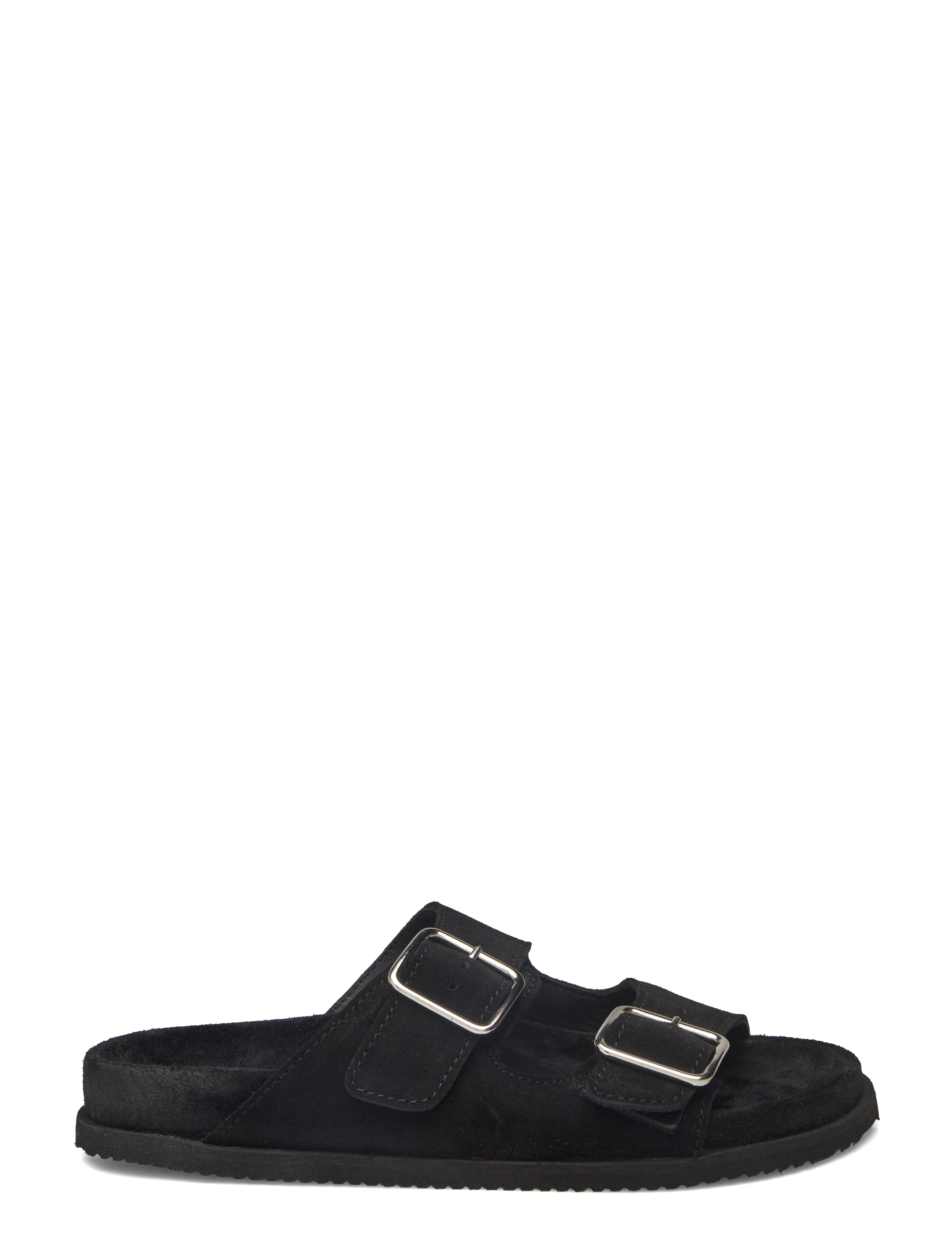 Garment Project - Blake Sandal - Black Suede - 999 black - 1