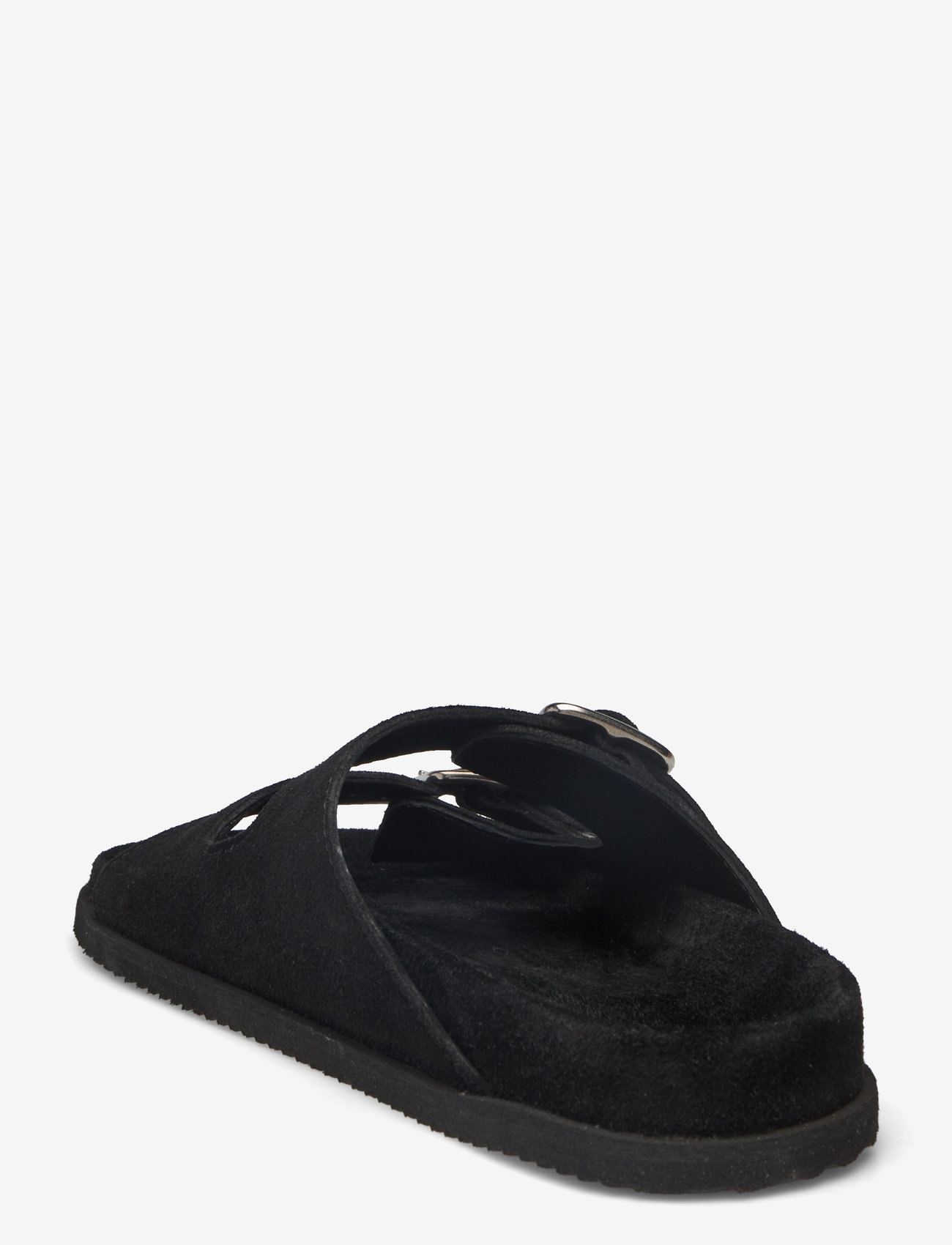Garment Project - Blake Sandal - Black Suede - platta sandaler - 999 black - 2