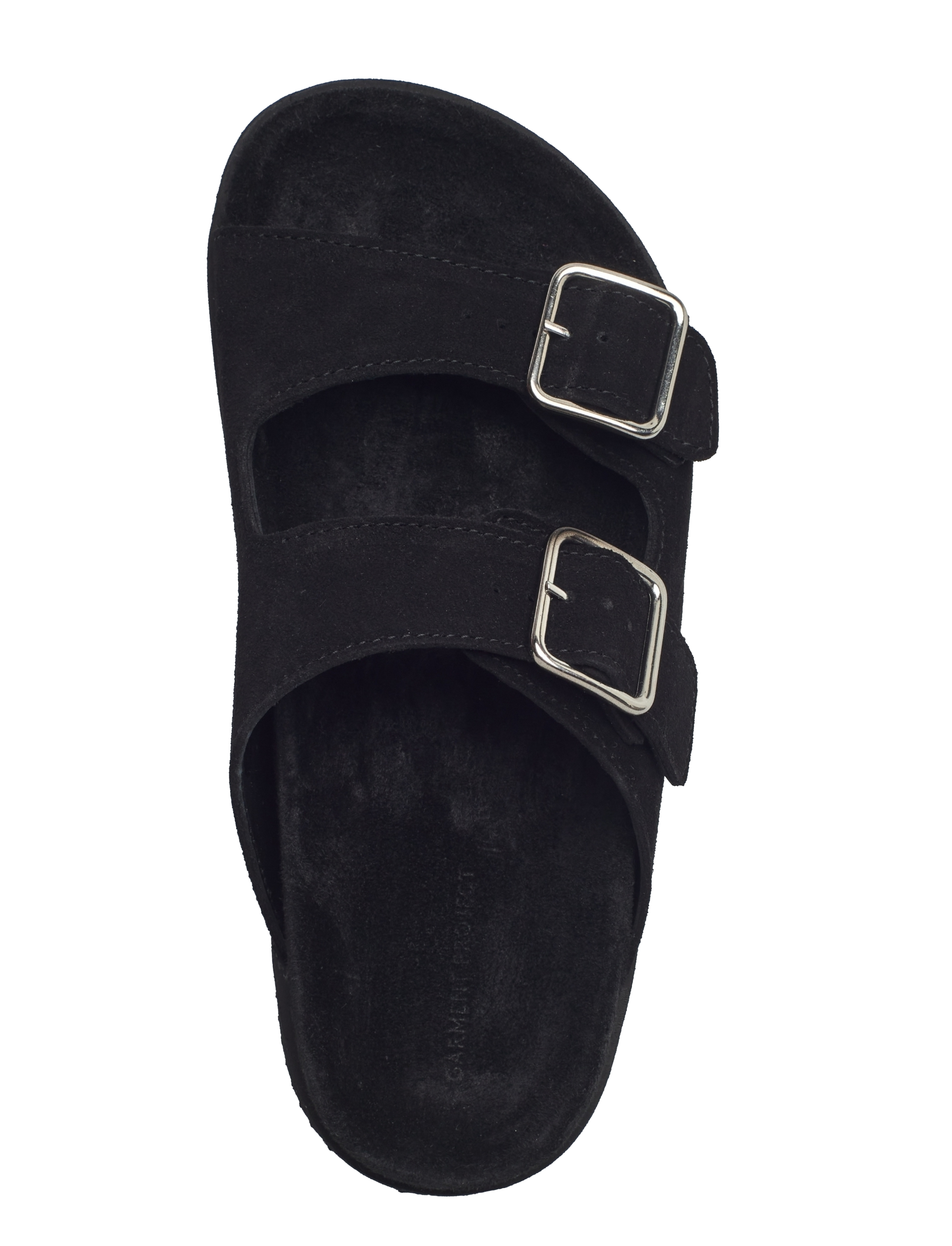Garment Project - Blake Sandal - Black Suede - 999 black - 3