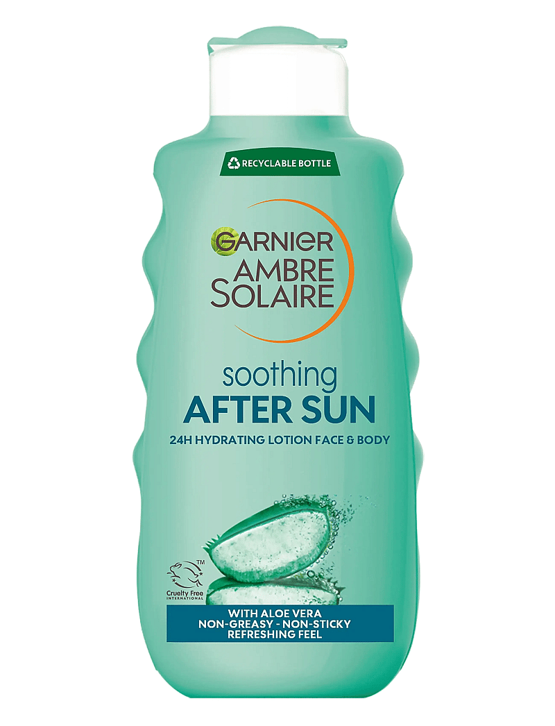 Garnier - Garnier Ambre Solaire After Sun 24H Hydrating Face & Body Lotion 175 ml - keha - clear - 0