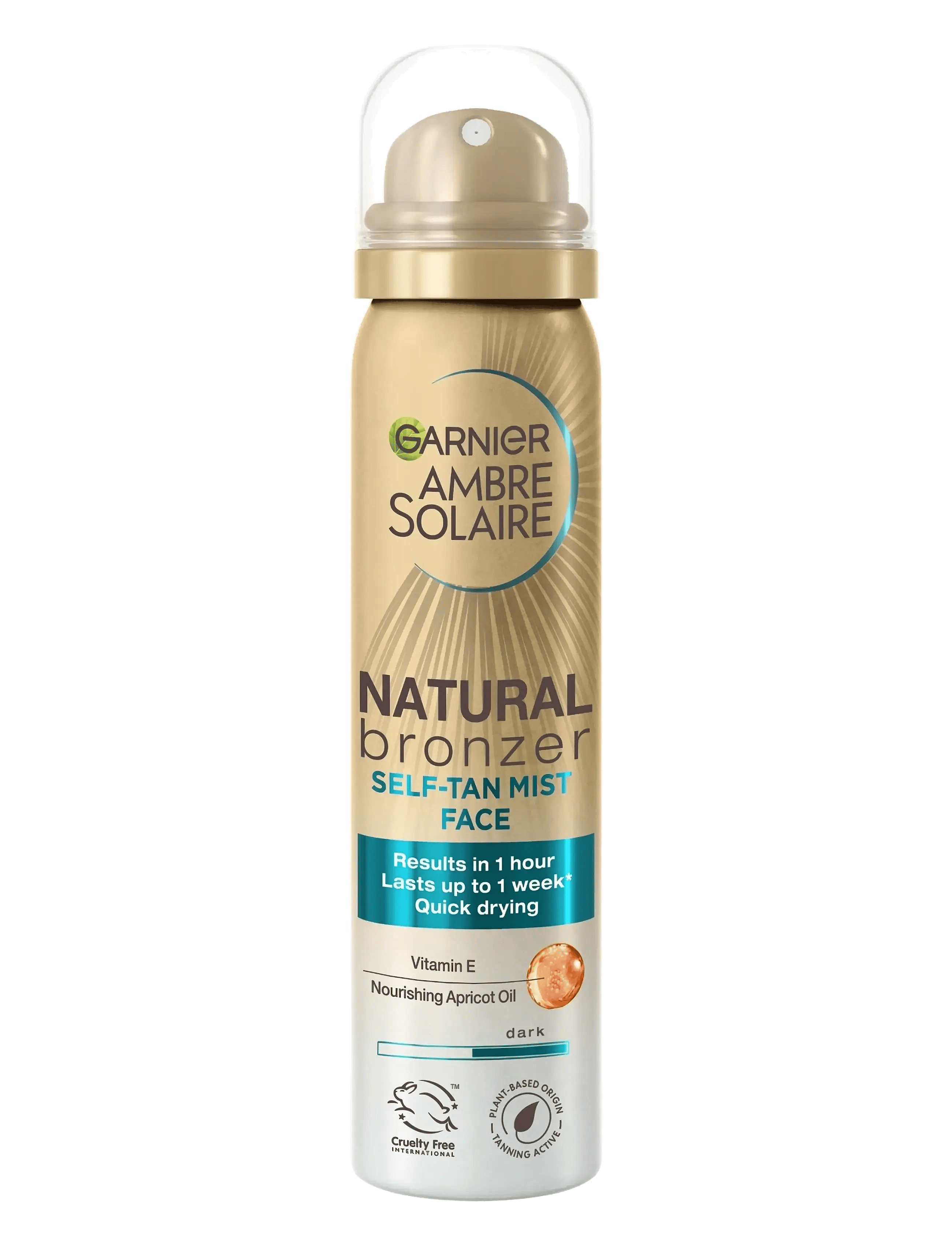 Garnier Garnier Garnier Ambre Solaire Natural Bronzer Self-Tan Mist Face For Normal Skin Dark 75 Ml - Nude - 75 ml
