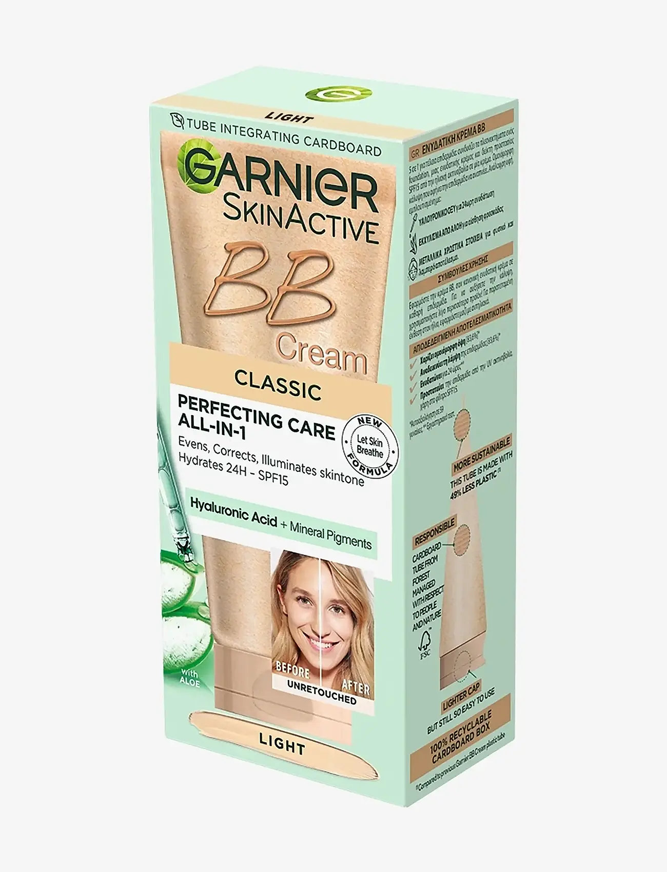 Garnier - Garnier SkinActive BB Cream Classic for normal skin Light 50 ml - förðunarvörur - light - 1