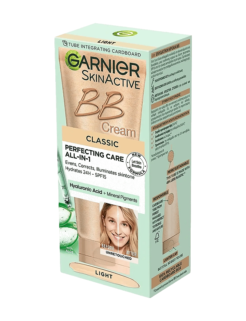 Garnier - Garnier SkinActive BB Cream Classic for normal skin Light 50 ml - förðunarvörur - light - 1