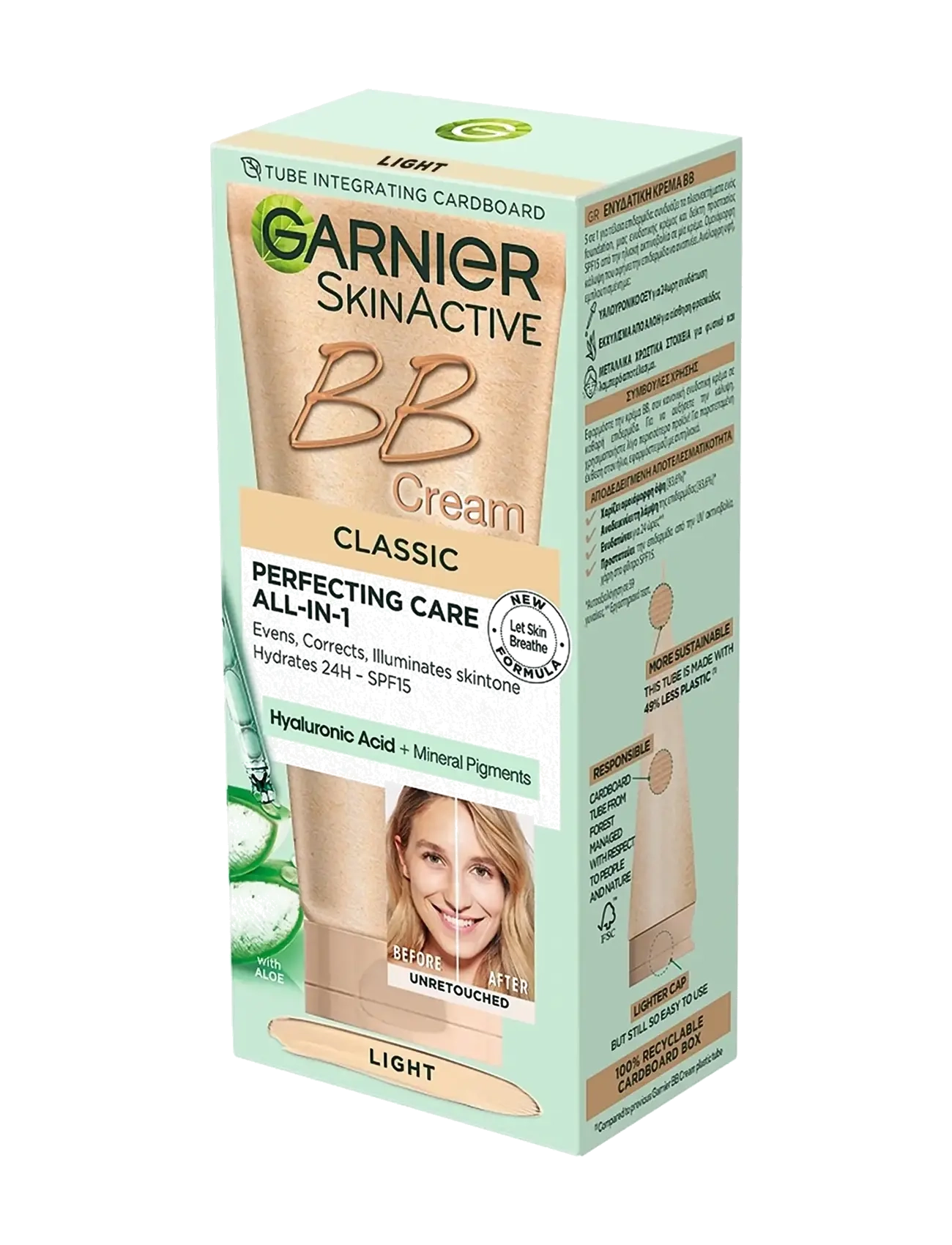 Garnier - Garnier SkinActive BB Cream Classic for normal skin Light 50 ml - festtøj til outletpriser - light - 2