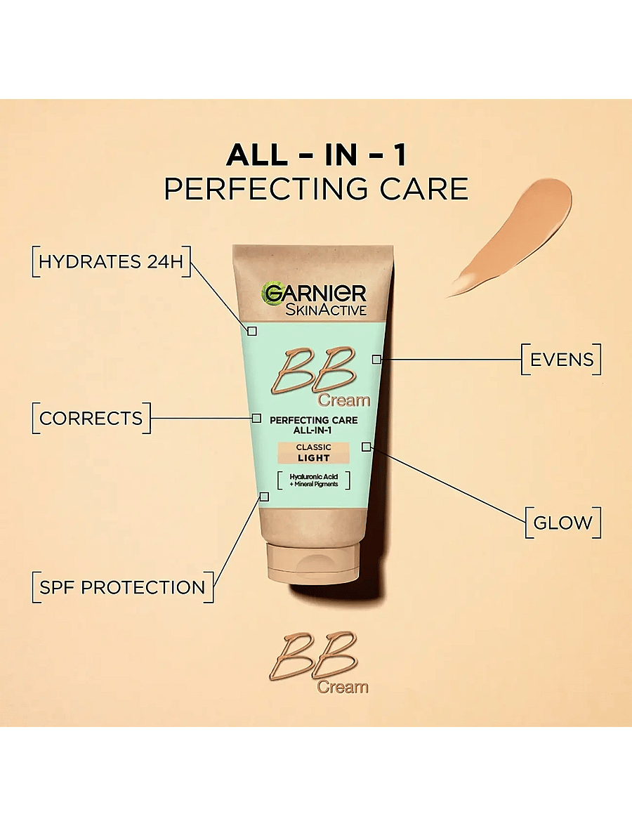 Garnier - Garnier SkinActive BB Cream Classic for normal skin Medium 50 ml - makeup - medium - 4