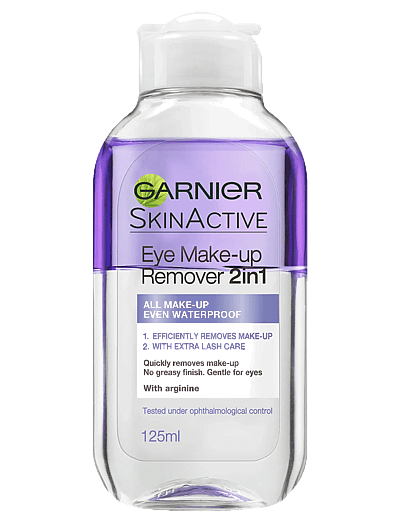 Garnier Skinactive Eye Make-Up Remover 2in1 For All Skin Types 125 Ml - øJenmakeupfjerner