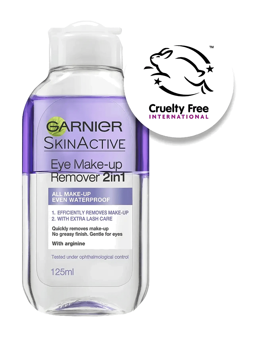 Garnier - Garnier SkinActive Eye Make-up Remover 2in1 for all skin types 125 ml - silmameigi eemaldajad - no colour - 1