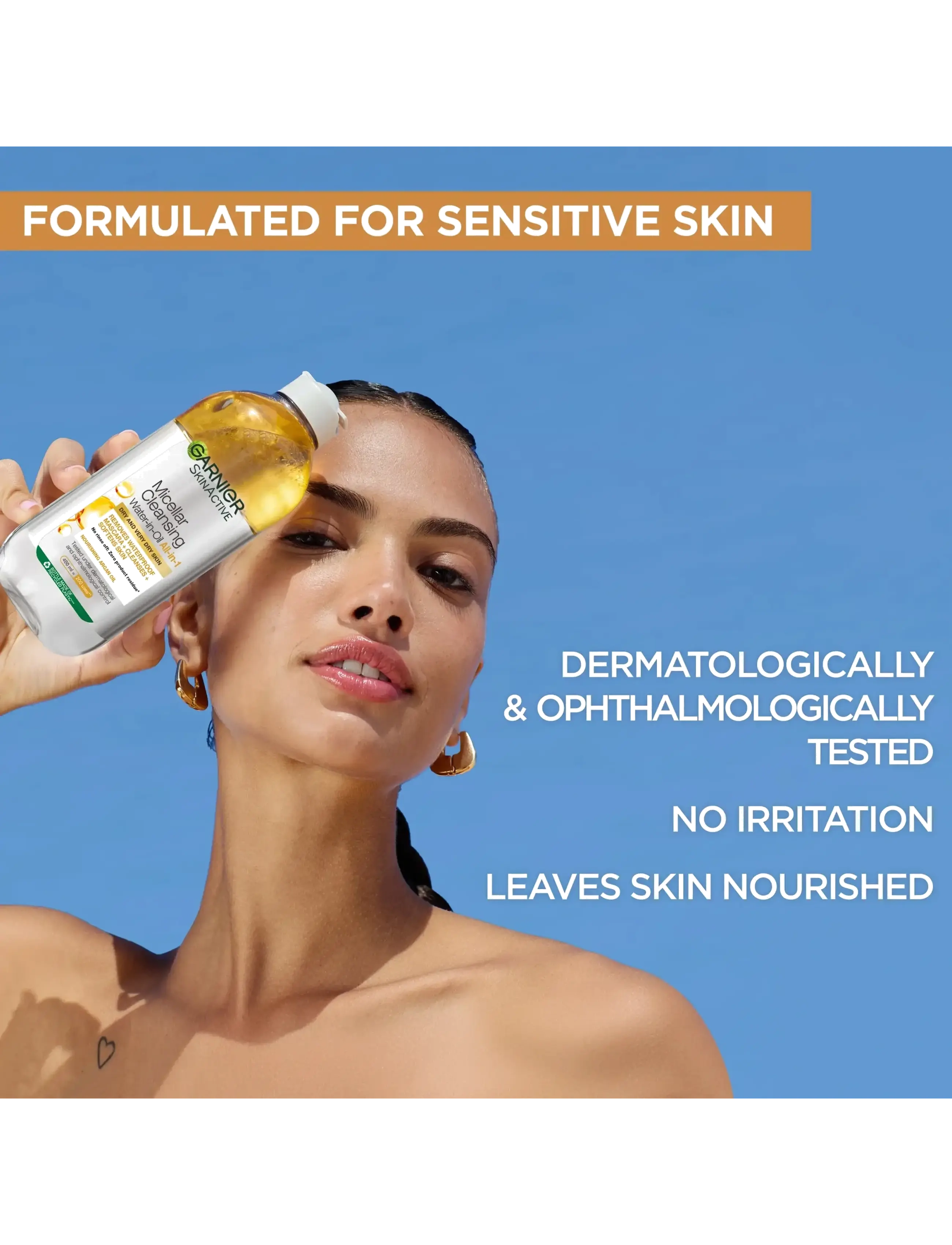 Garnier - Garnier Micellar Cleansing Water-in Oil All-in-1 for very dry skin 400 ml - micellar water - no colour - 4