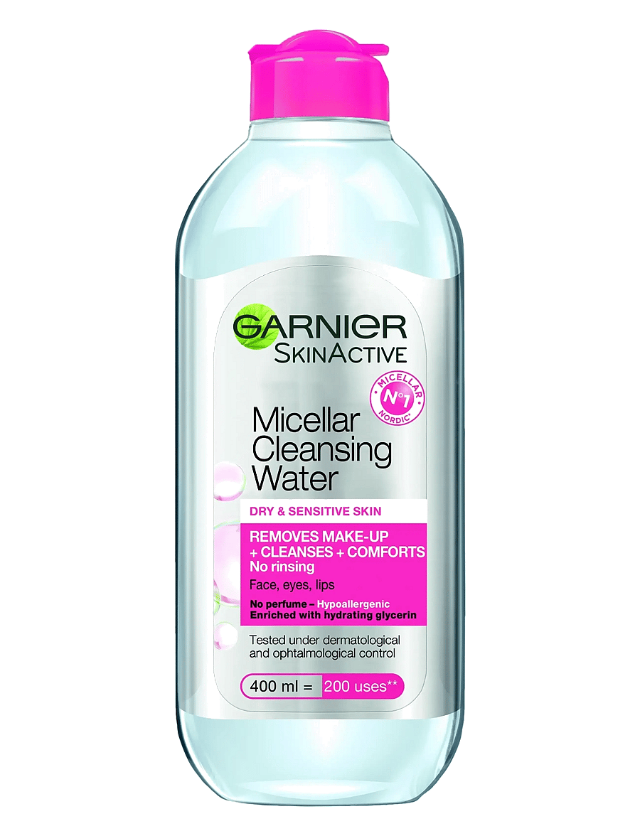 Garnier - Garnier SkinActive Micellar Cleansing Water for dry and sensitive skin 400 ml - micellärvatten - no colour - 0