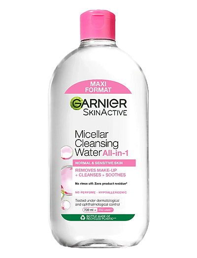 Garnier Micellar Cleansing Water All-In-1 For Normal & Sensitive Skin 700 Ml - Micellar Water