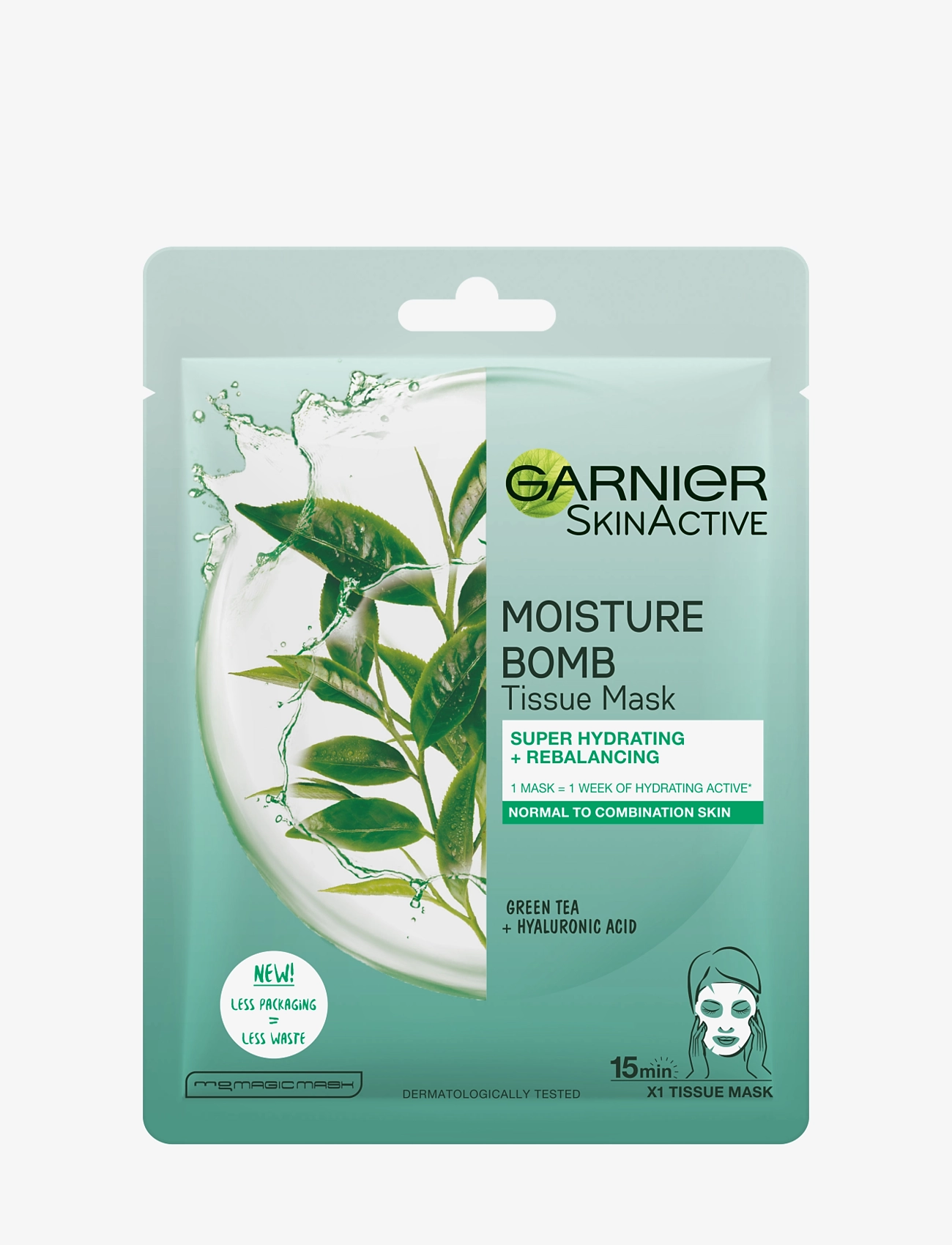 Garnier - Garnier SkinActive Moisture Bomb Super Hydrating & Rebalancing Sheet Mask 28 g - sheet masks - no colour - 1