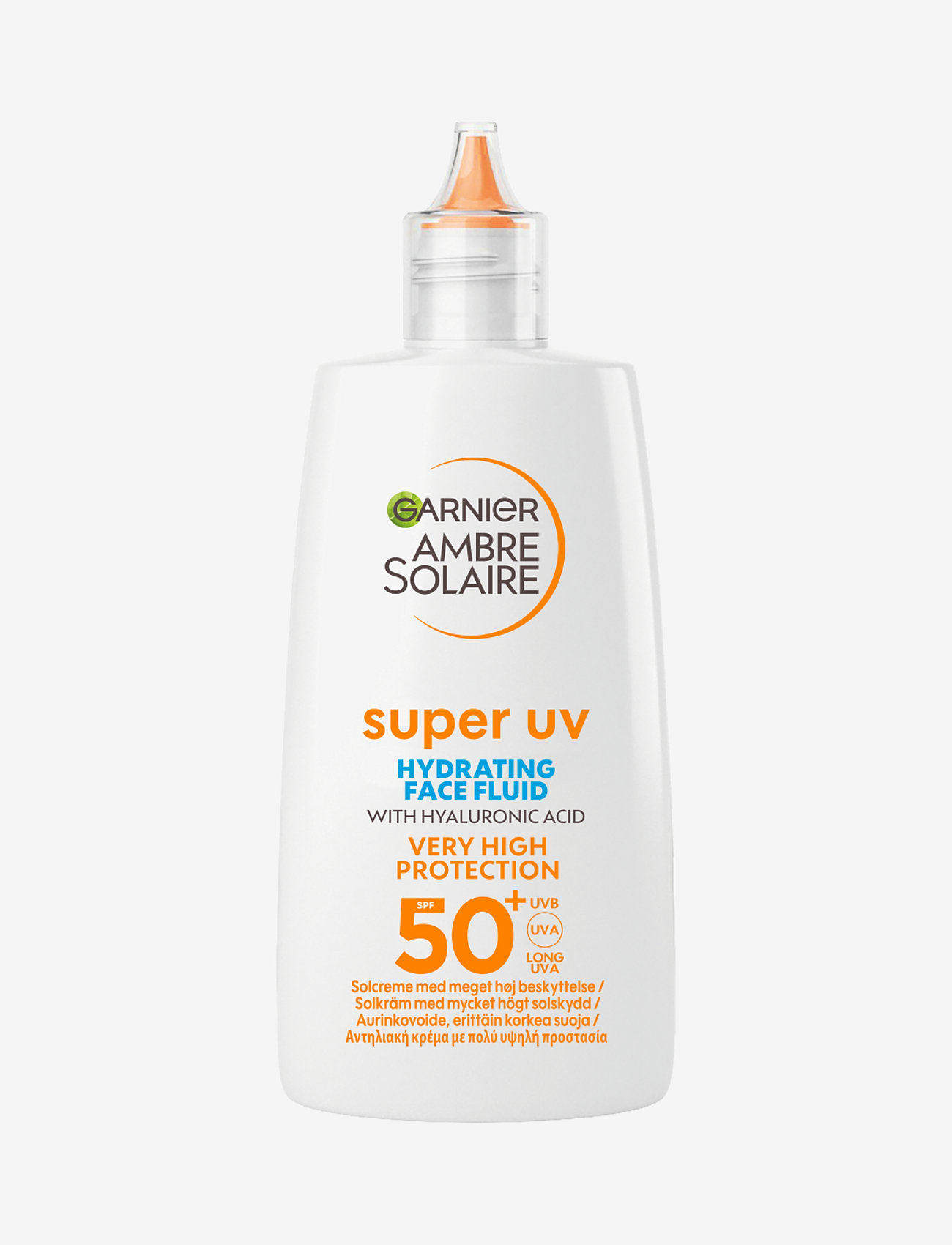 Garnier - Garnier Ambre Solaire Sensitive Advanced Super UV Fluid SPF50+ 40ml - för ansiktet - no colour - 0