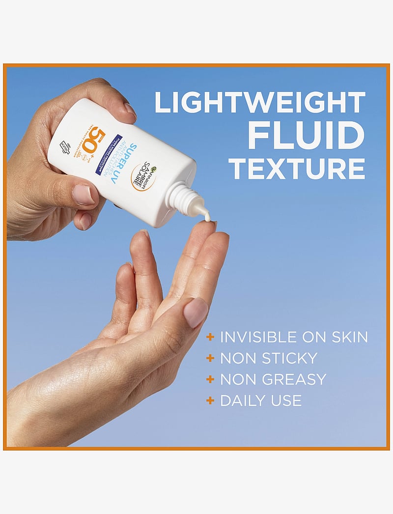 Garnier - Garnier Ambre Solaire Sensitive Advanced Super UV Fluid SPF50+ 40ml - för ansiktet - no colour - 4