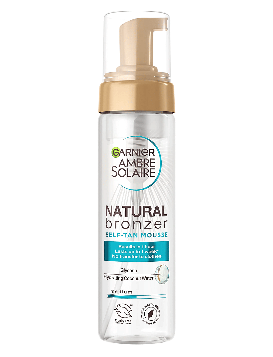 Garnier - Garnier Ambre Solaire Natural Bronzer Self-Tan Mousse for normal skin Medium 200 ml - mousse - medium - 0