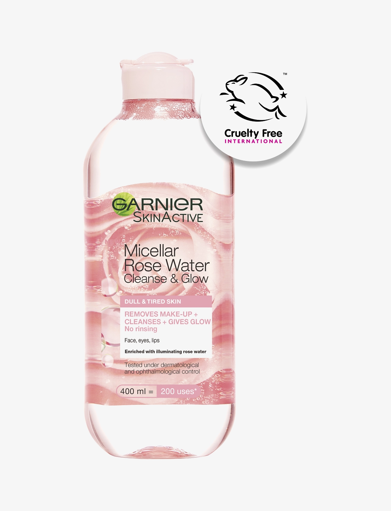 Garnier Micellar Rose Water Cleanse & Glow Tired & Dull skin - Garnier - NO COLOUR / undefined