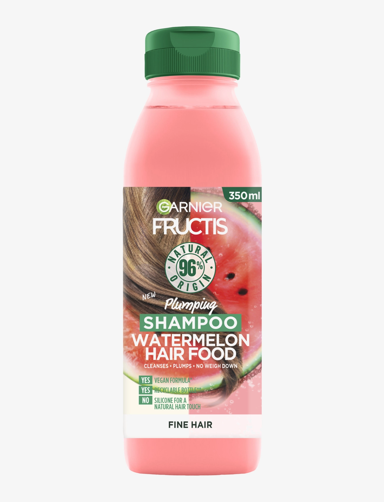 Garnier Garnier Fructis Hair Food Watermelon Shampoo 350 ml - Garnier - NO COLOUR / undefined