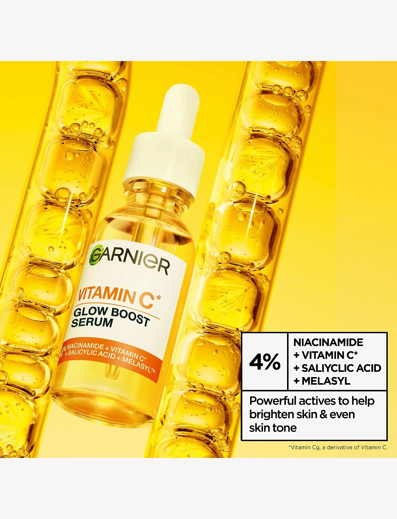Garnier - Garnier Vitamin C* Glow Boost Serum for dull skin 30 ml - serum - no colour - 3
