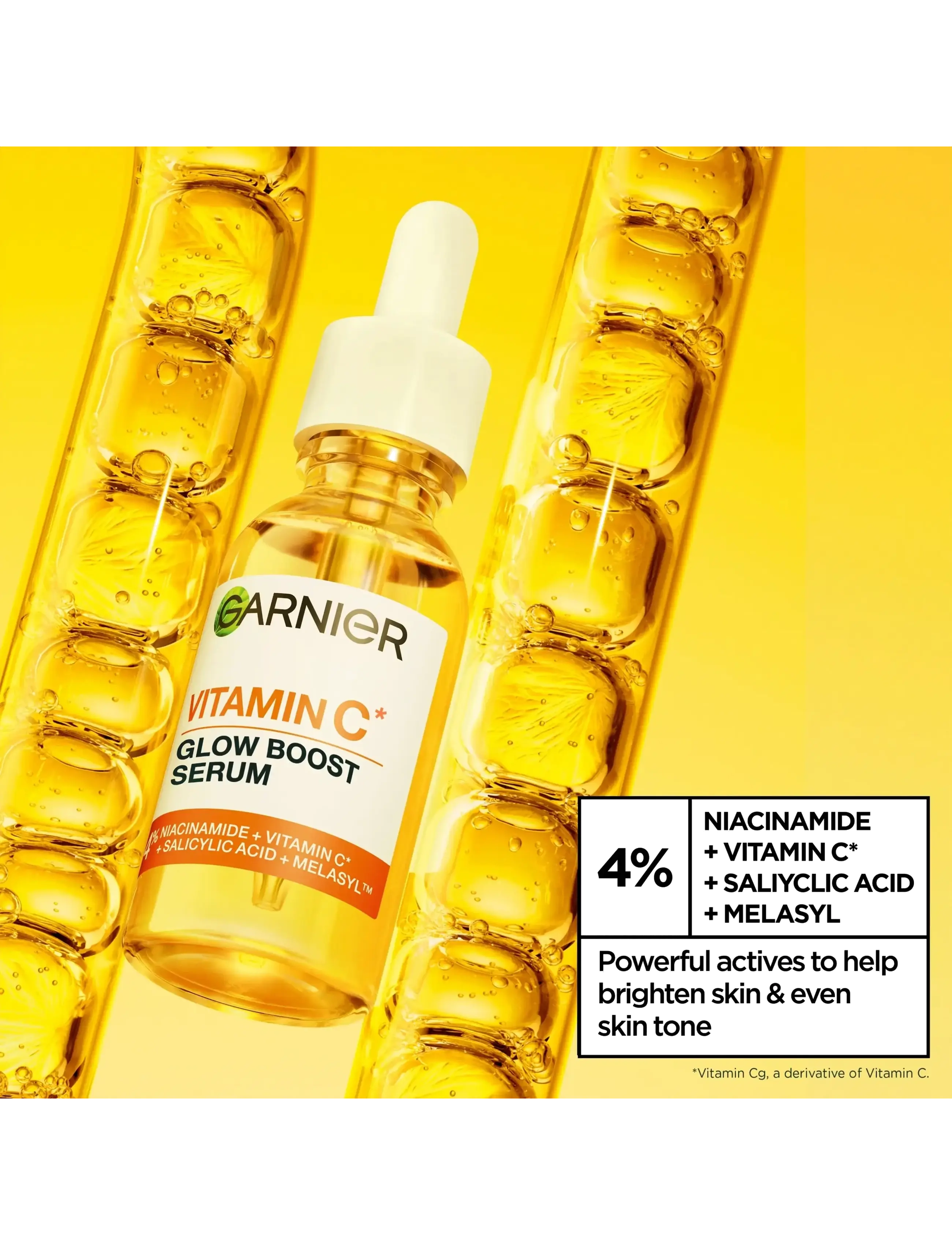 Garnier - Garnier Vitamin C* Glow Boost Serum for dull skin 30 ml - no colour - 3