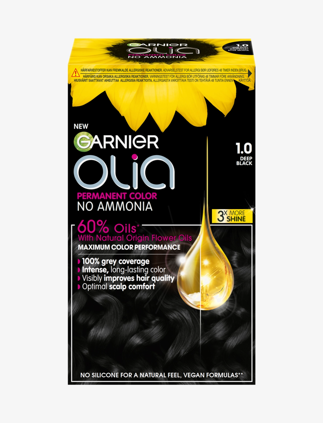 Garnier Garnier Olia 1.0 Night Black - Skönhet - NIGHT BLACK / black