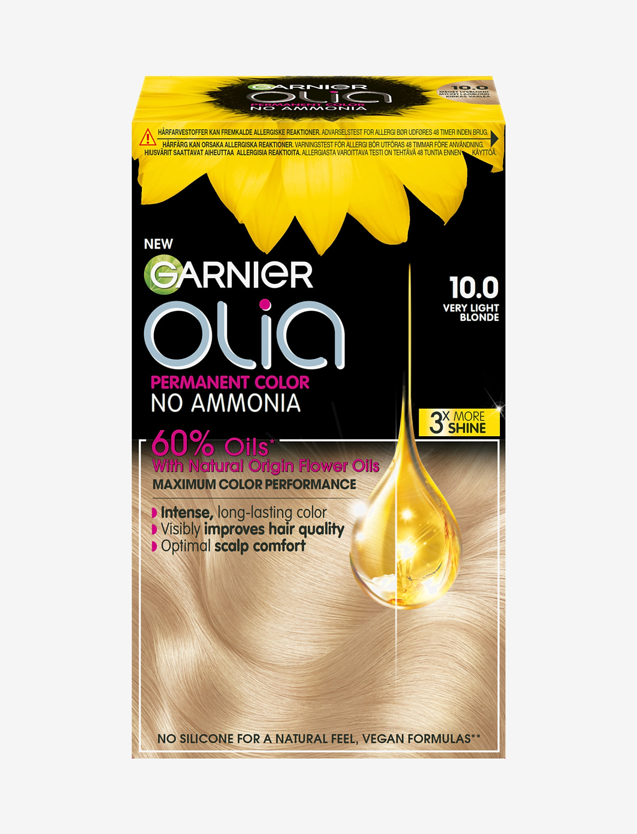 Garnier - Garnier Olia 10.0 Very Light Blond - laveste priser - very light blonde - 0