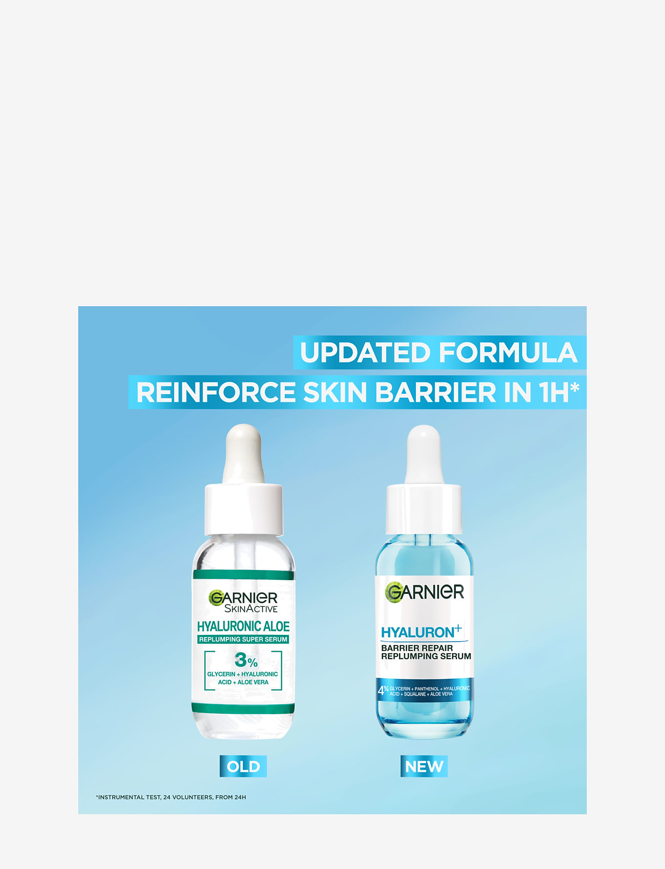 Garnier - Garnier SkinActive Hyaluronic Aloe Replumping Super Serum 30 ml - serum - no colour - 2