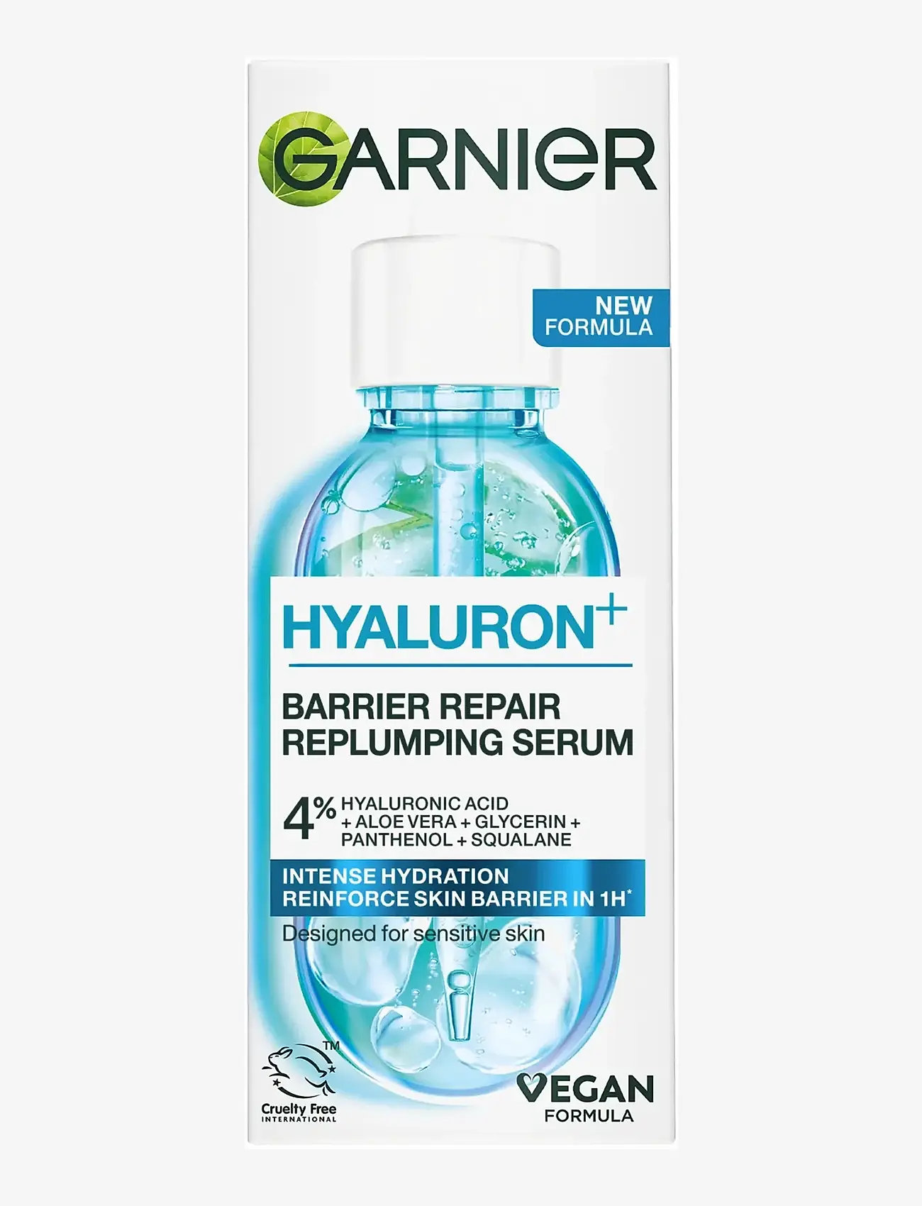 Garnier - Garnier Hyaluron+ Barrier Repair Replumping Serum for sensitive skin 30 ml - serums - no colour - 1