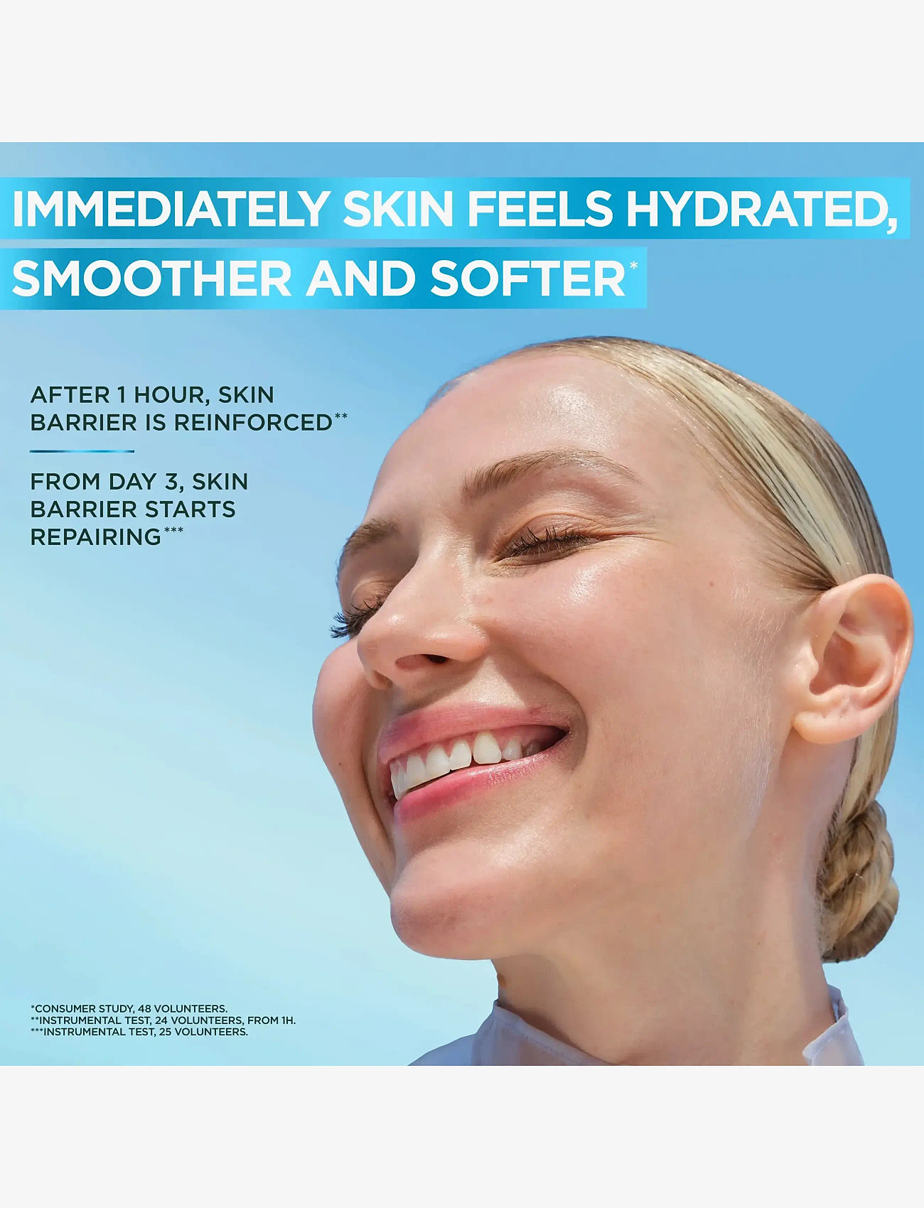 Garnier - Garnier Hyaluron+ Barrier Repair Replumping Serum for sensitive skin 30 ml - serums - no colour - 5