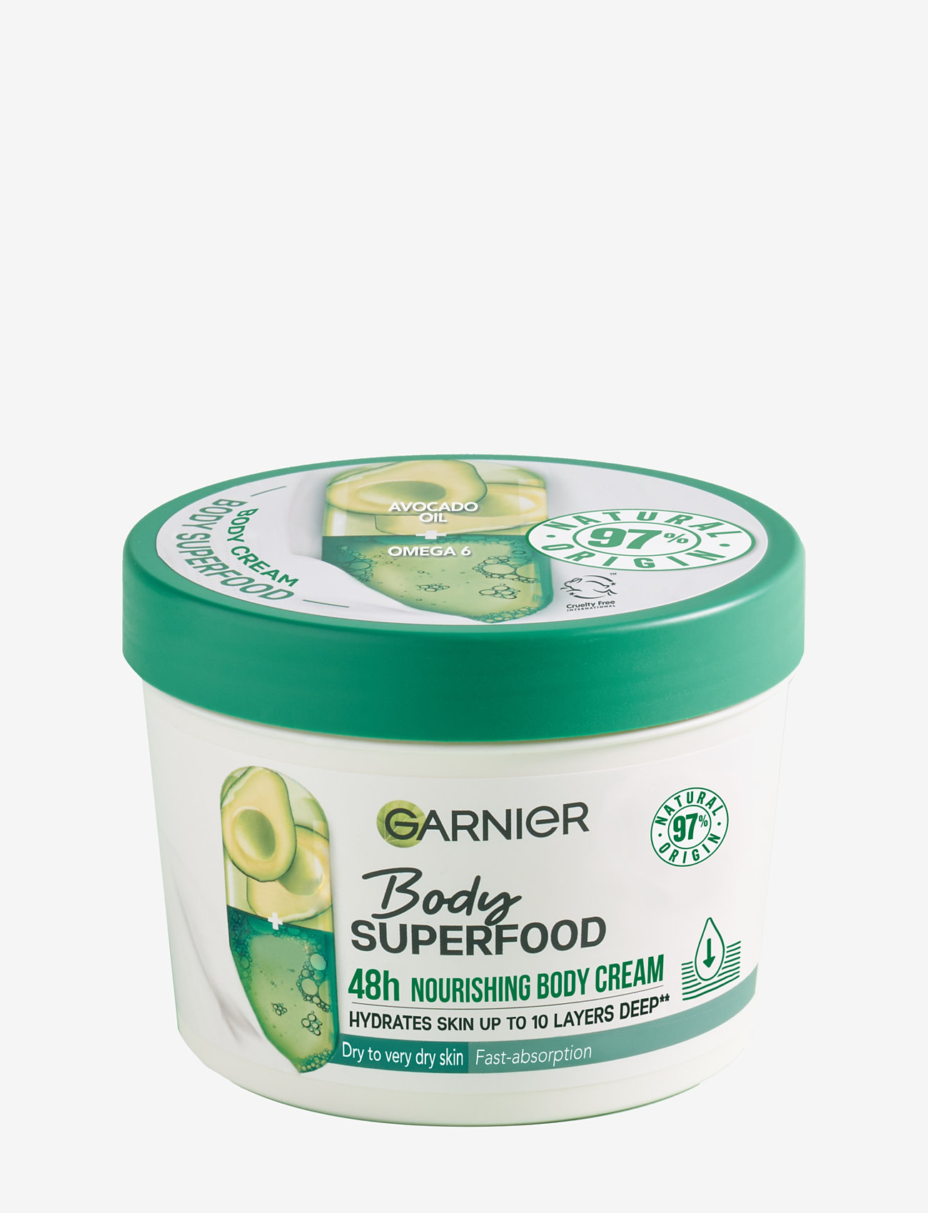 Garnier Garnier Body Superfood 380ml - Body cream | Boozt.com