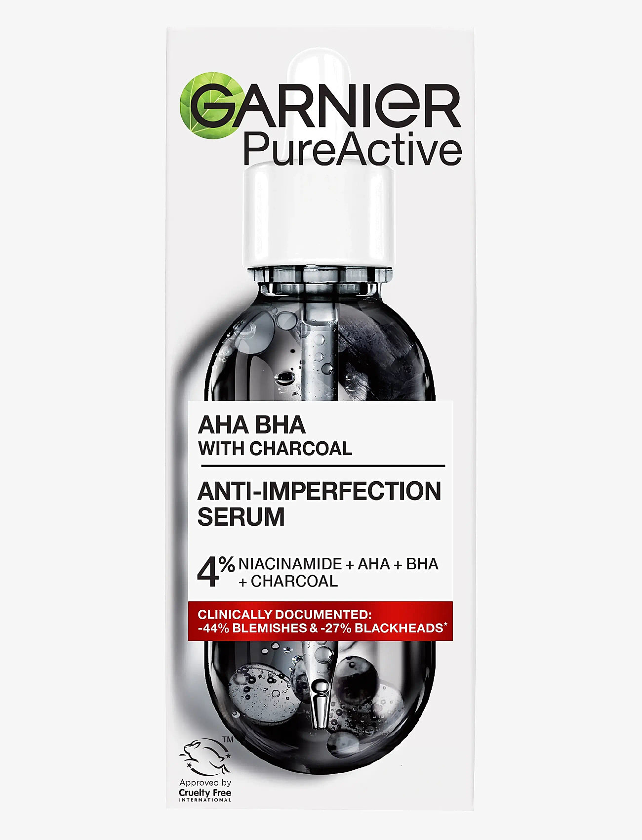 Garnier - Garnier SkinActive PureActive Charcoal Anti-Imperfection Serum 30 ml - serum - no colour - 1
