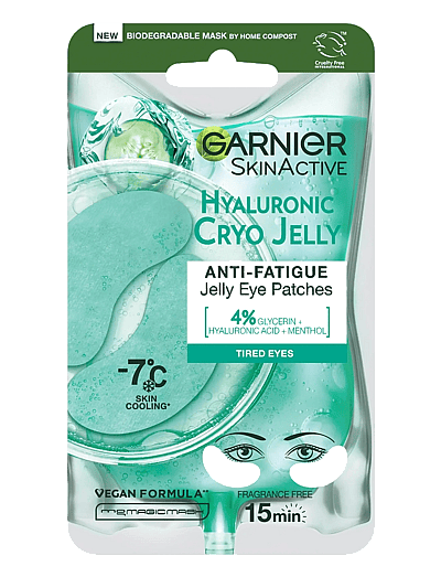 Garnier Skinactive Hyaluronic Cryo Jelly Eye Patches For Tired Eyes 6 G - øJenpad