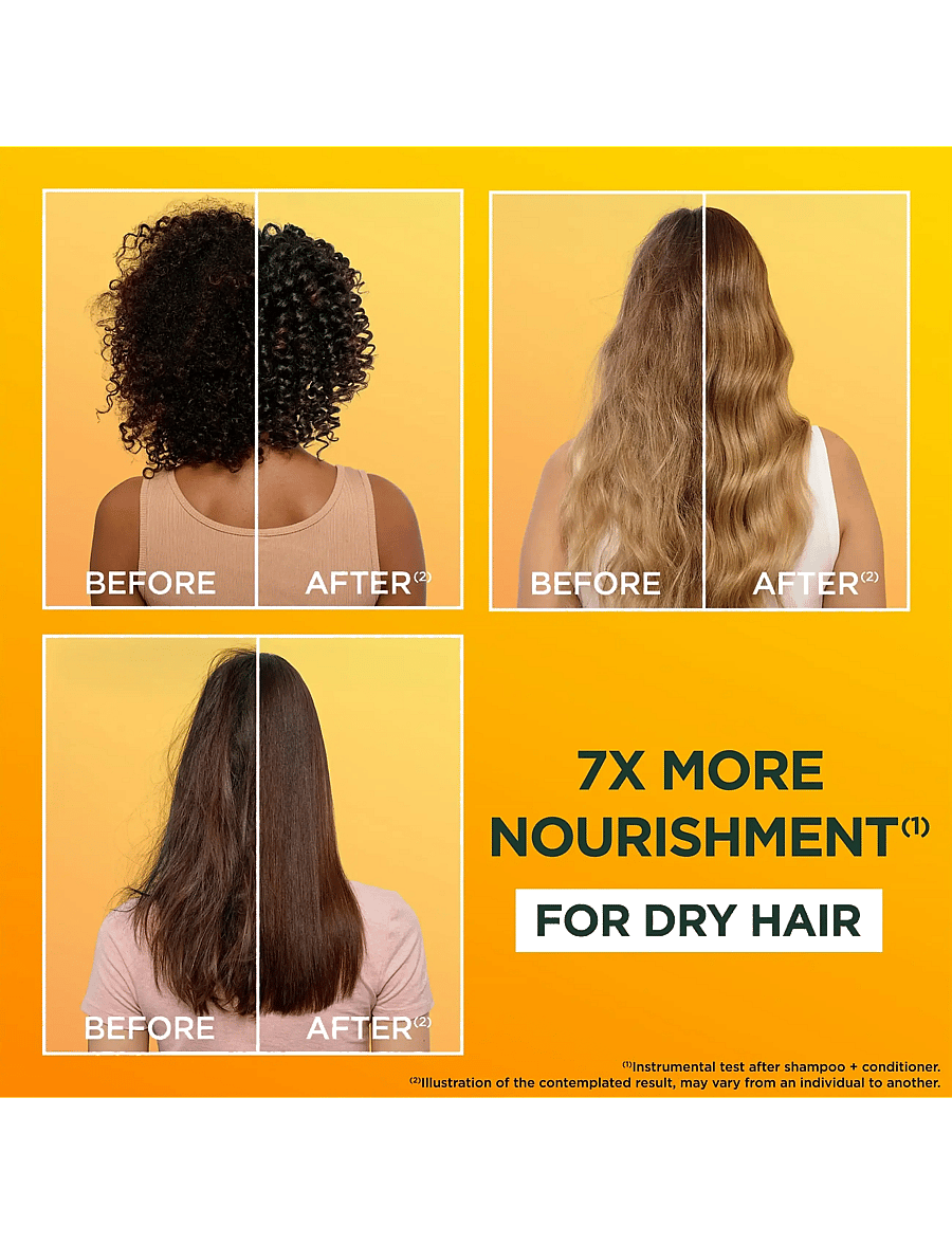 Garnier - Garnier Fructis Hair Food Banana Hair Mask for dry hair 400 ml - juuksemaskid - clear - 4