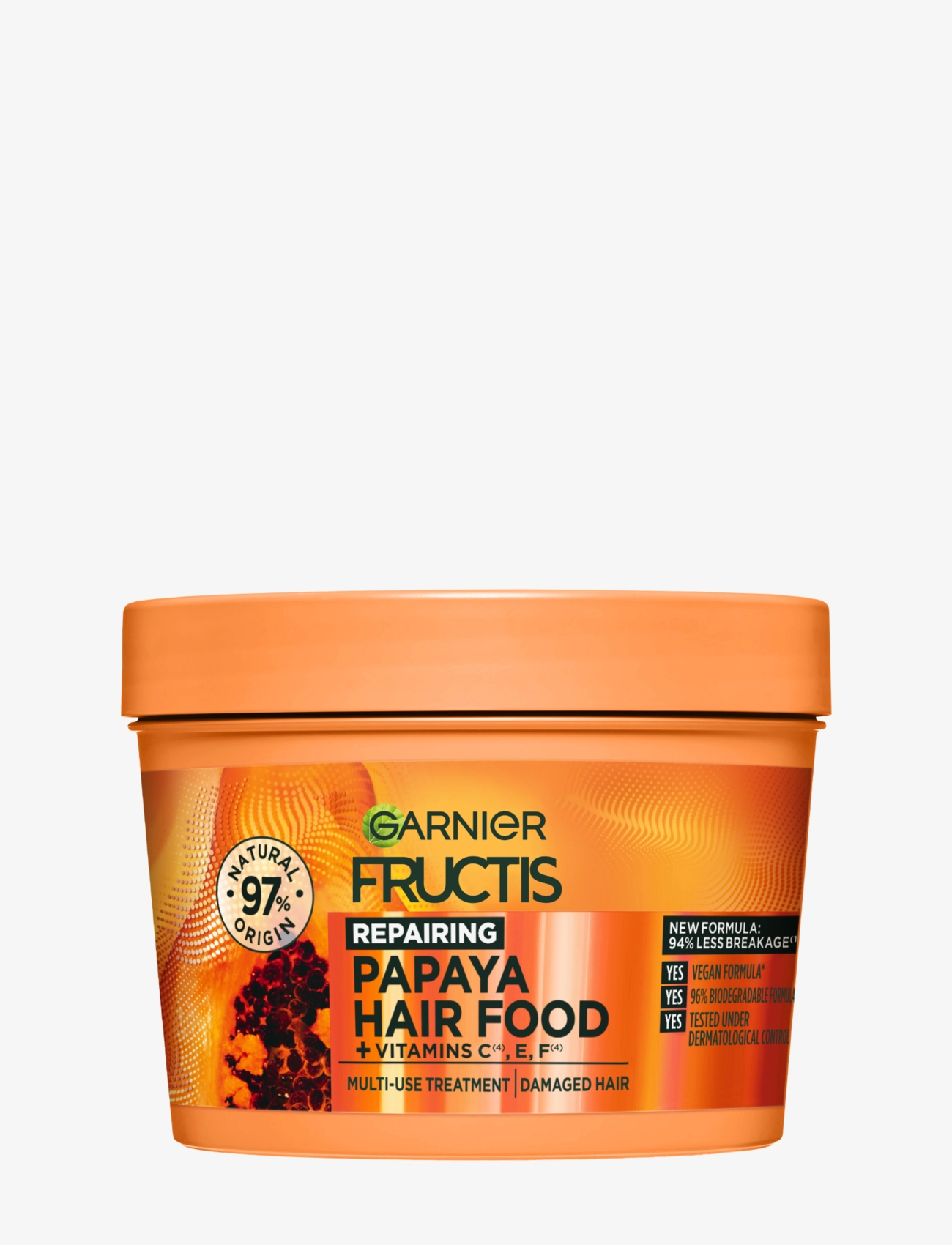 Garnier Garnier, Fructis, Hair Food, Papaya, Repairing hair mask for damaged hair, 400 ml - Garnier - CLEAR / undefined