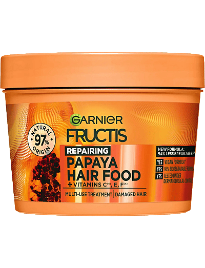Garnier Fructis Hair Food Papaya Hair Mask For Damaged Hair 400 Ml - HåRmasker