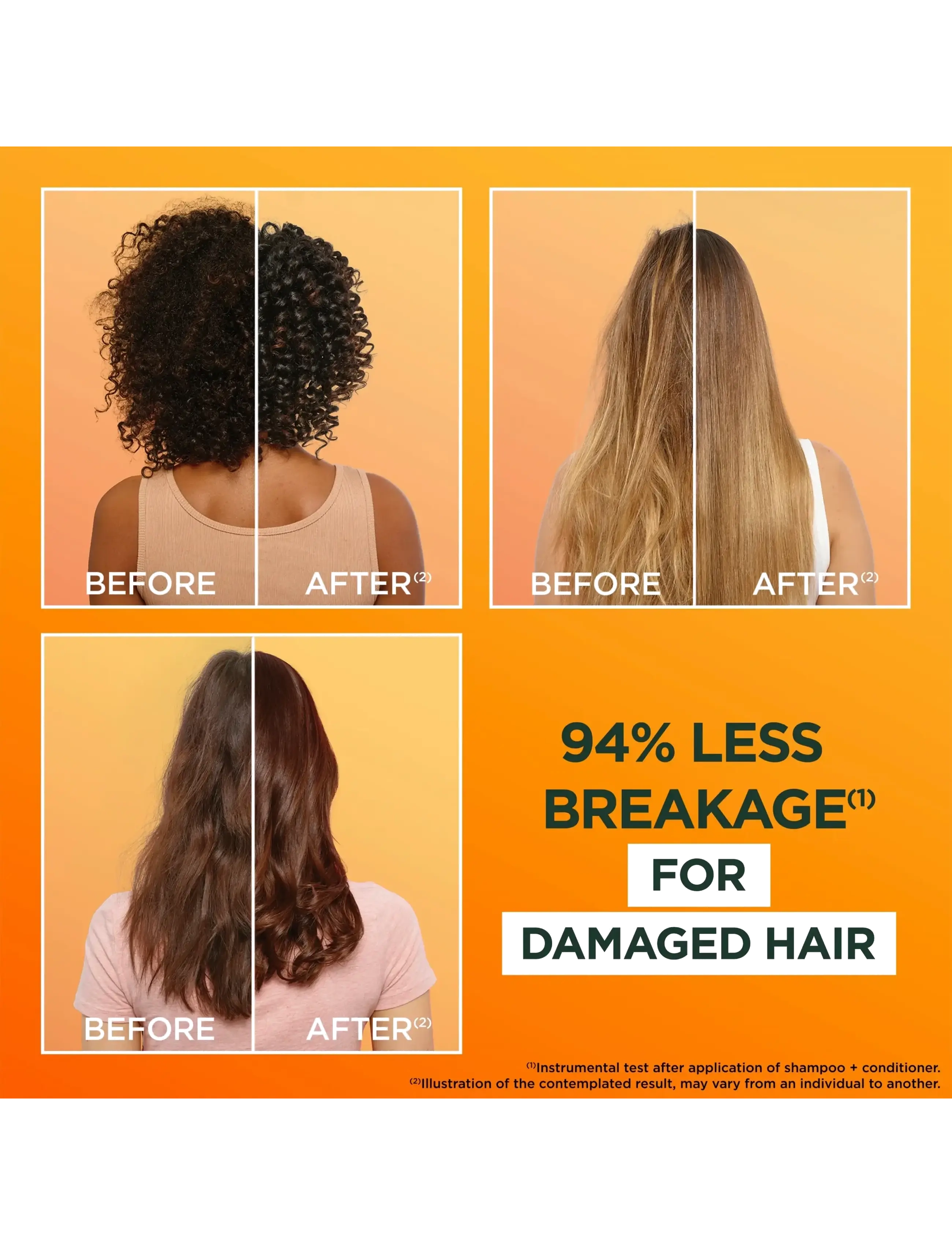 Garnier - Garnier Fructis Hair Food Papaya Hair Mask for damaged hair 400 ml - juuksemaskid - clear - 2