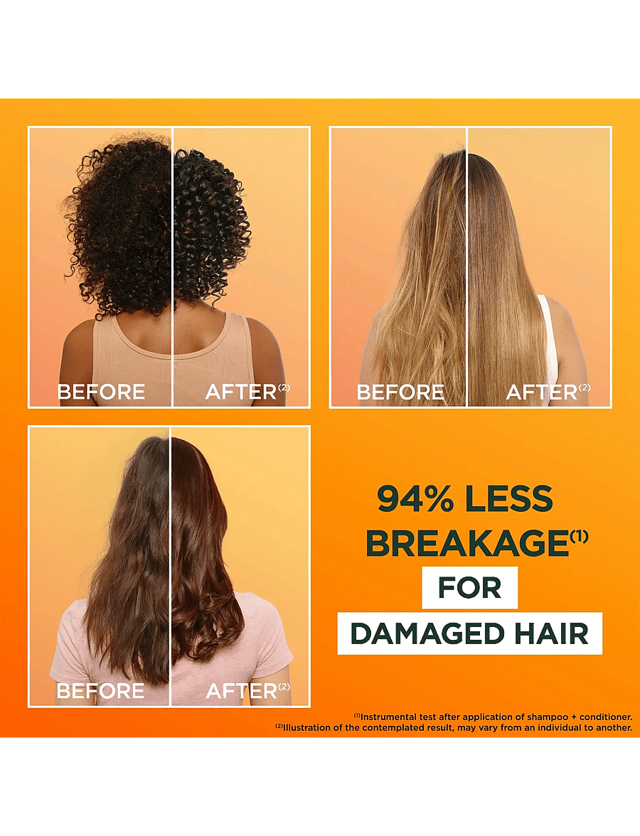 Garnier - Garnier Fructis Hair Food Papaya Hair Mask for damaged hair 400 ml - juuksemaskid - clear - 2