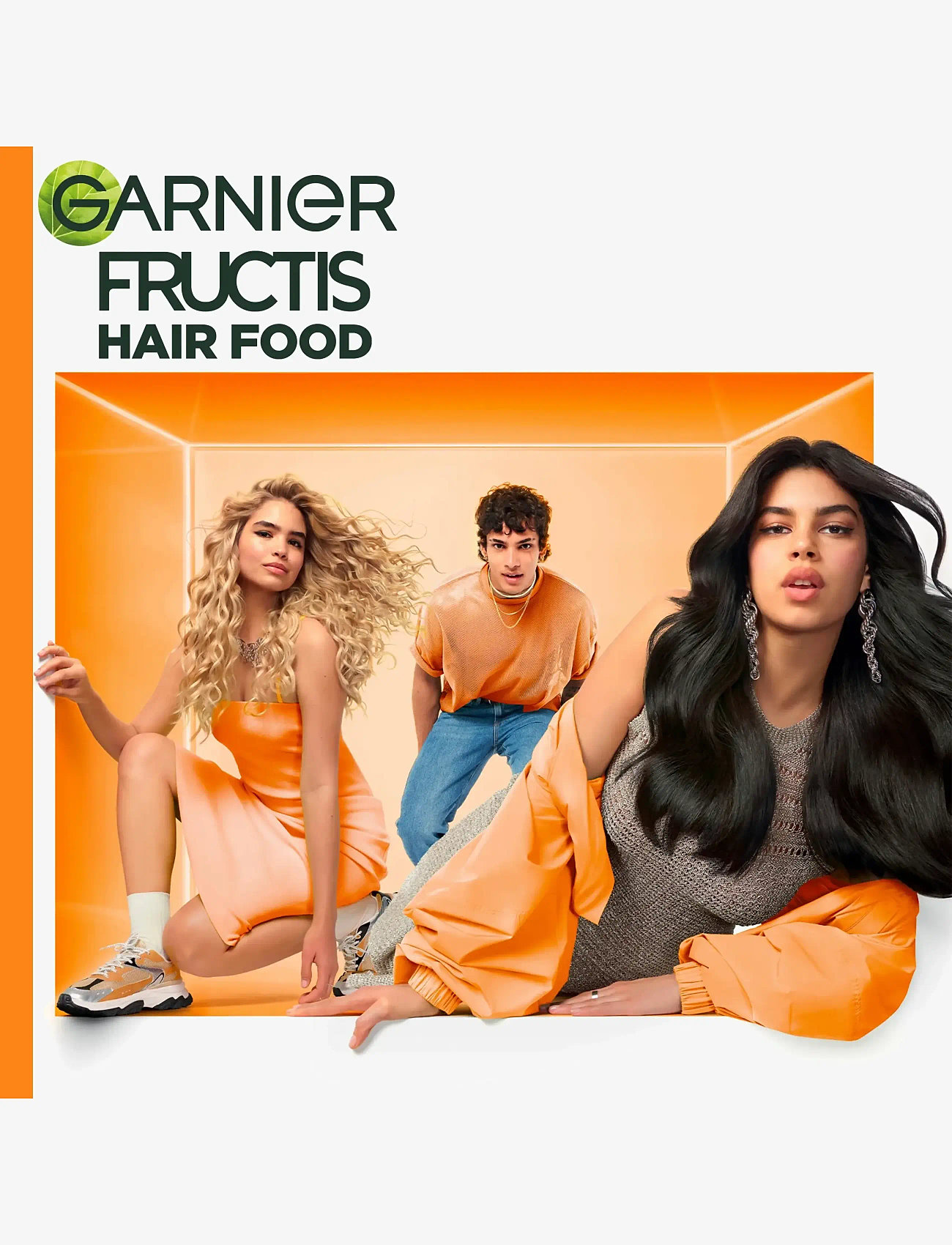 Garnier - Garnier Fructis Hair Food Papaya Hair Mask for damaged hair 400 ml - hårmasker - clear - 5