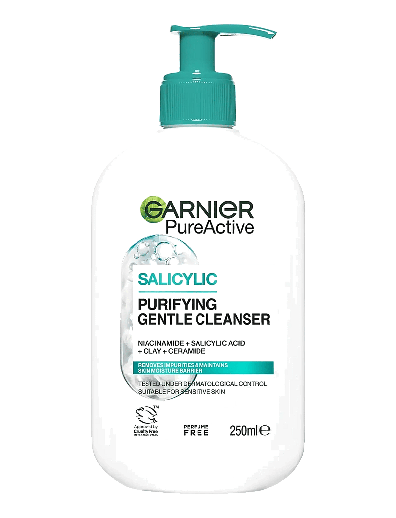 Garnier - Garnier PureActive Salicylic Purifying Gentle Cleanser for impure skin 250 ml - clear - 0