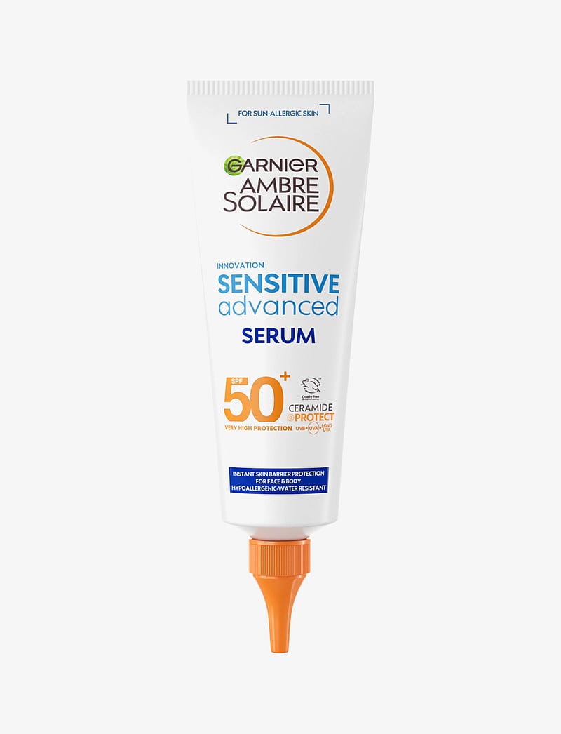 Garnier - Garnier Ambre Solaire Sensitive Advanced Body Serum SPF50+ for sensitive skin 125 ml - til kroppen - no colour - 0