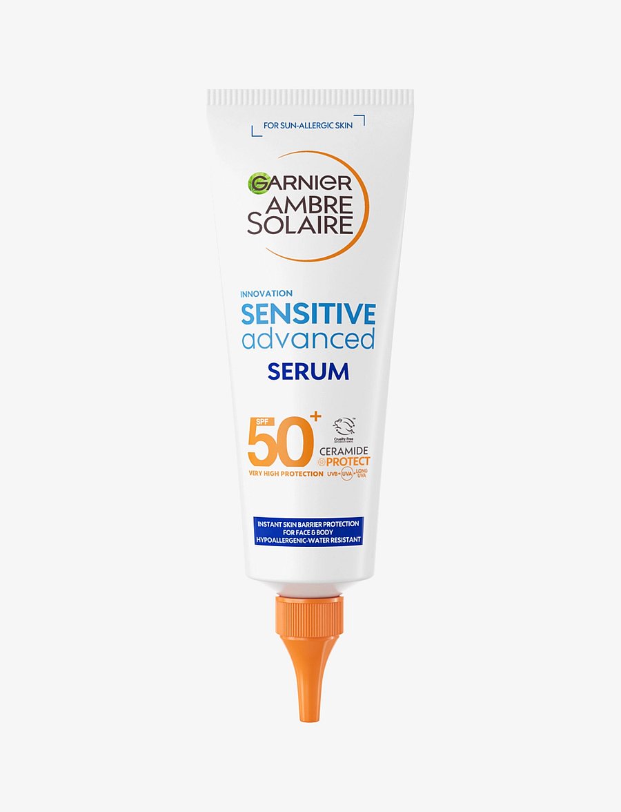 Garnier - Garnier Ambre Solaire Sensitive Advanced Body Serum SPF50+ for sensitive skin 125 ml - for kroppen - no colour - 0