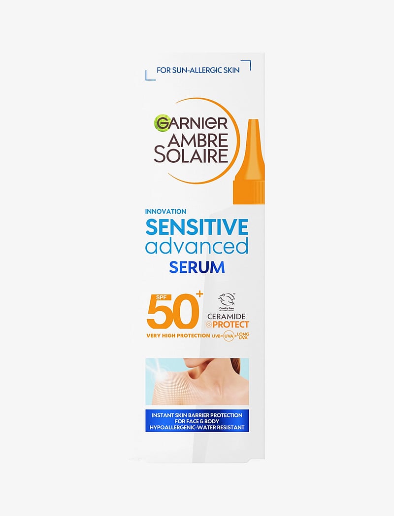 Garnier - Garnier Ambre Solaire Sensitive Advanced Body Serum SPF50+ for sensitive skin 125 ml - til kroppen - no colour - 1