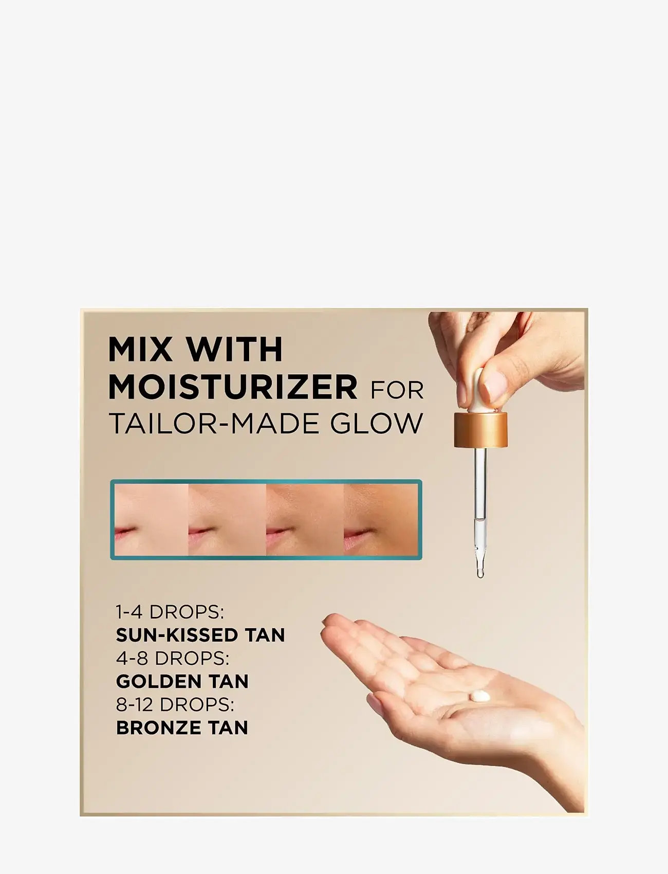 Garnier - Garnier Ambre Solaire Natural Bronzer Self-Tan Drops - dråber - clear - 4