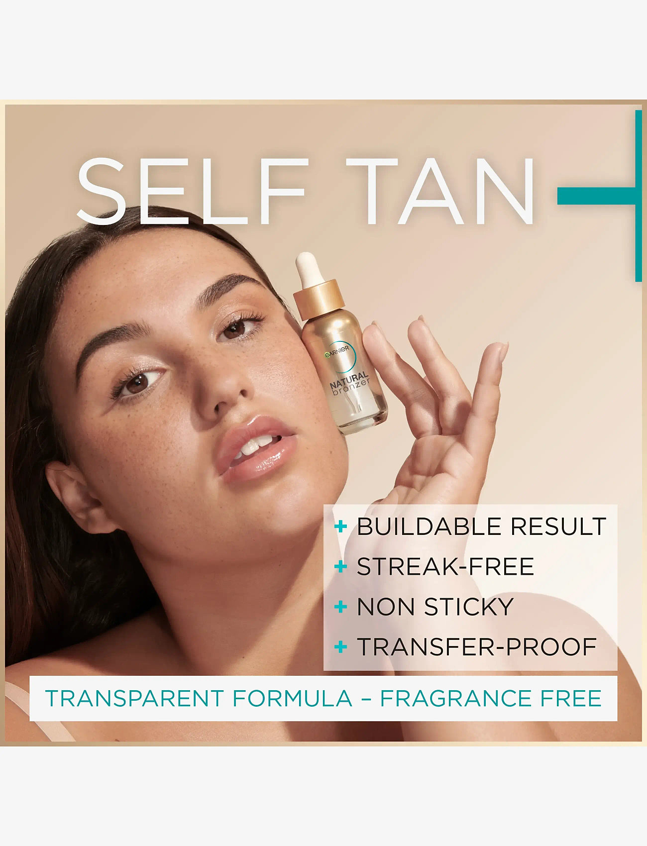 Garnier - Garnier Ambre Solaire Natural Bronzer Self-Tan Face Drops for normal skin 30 ml - dråber - clear - 1