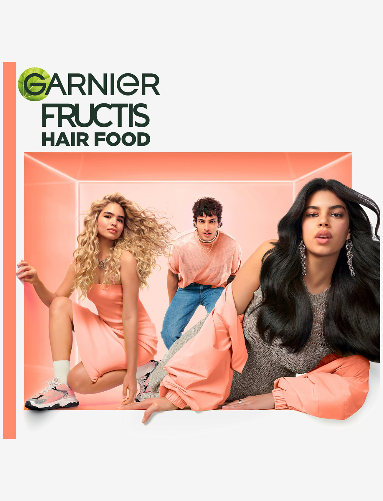 Garnier - Garnier Fructis Hair Food Pineapple Glowing Lengths 400 ml - hårmasker - clear - 5