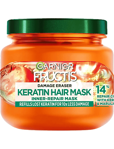 Garnier Fructis Damage Eraser Keratin Hair Mask For Damaged Hair 320 Ml - HåRmasker