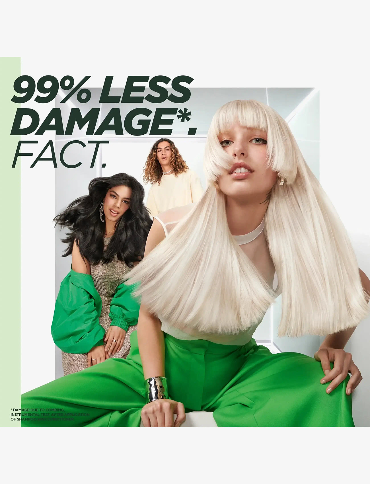 Garnier - Garnier Fructis Damage Eraser Keratin Hair Mask for damaged hair 320 ml - hårkur - clear - 2