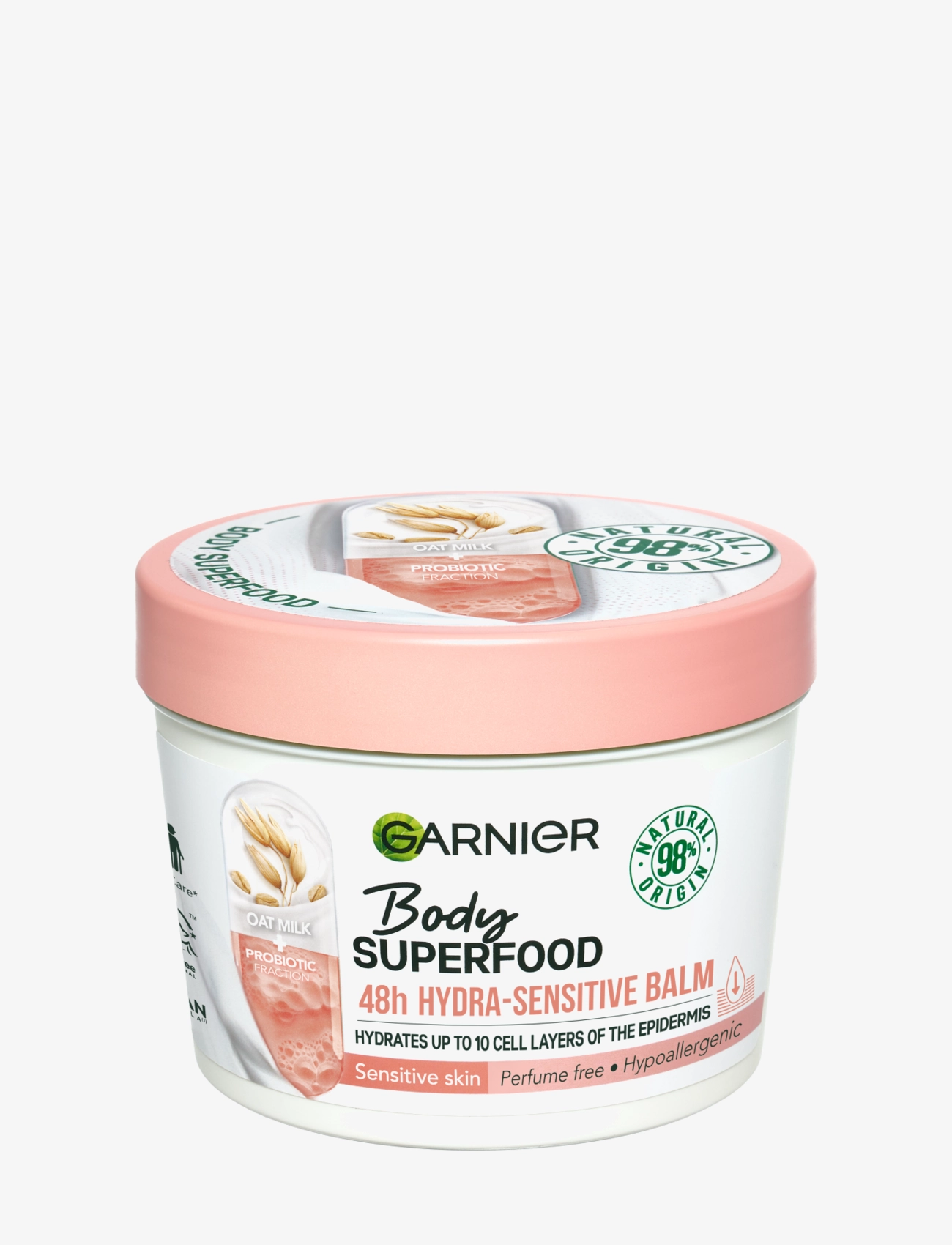 Garnier Garnier BodySuperfood Oatmilk & Probiotic Hypoallergenic Balm 380 ml - Garnier - CLEAR / undefined