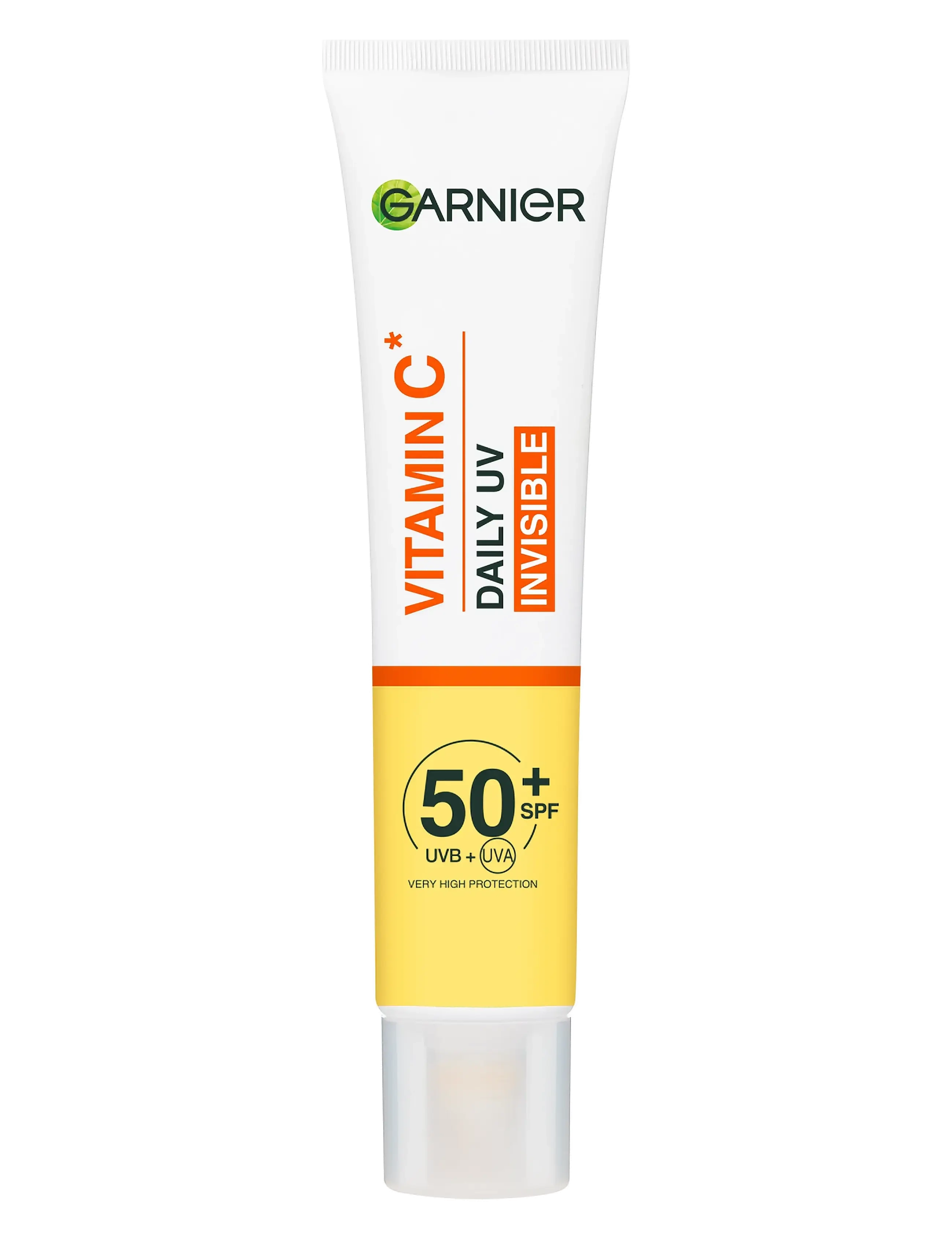 Garnier Garnier Vitamin C* Glow-Boosting Daily UV Fluid SPF50+ for dull skin Invisible 40 ml - Garnier - SKIN ACTIVE / clear