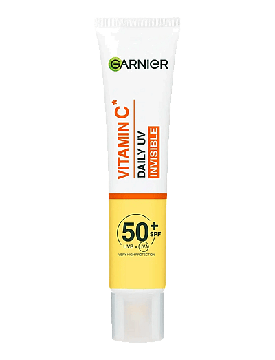 Garnier Vitamin C* Glow-Boosting Daily Uv Fluid Spf50+ For Dull Skin Invisible 40 Ml - Ansigt